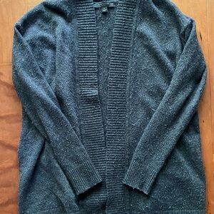 Ann Taylor Gray Cardigan Sweater
